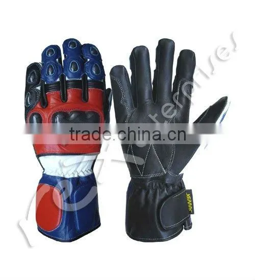 Leather Motorbike Motorcycle Racing Sports Gloves