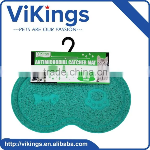 Antimicrobial Catcher Dark Green Mat With Non-slip Buttom for Small Animals