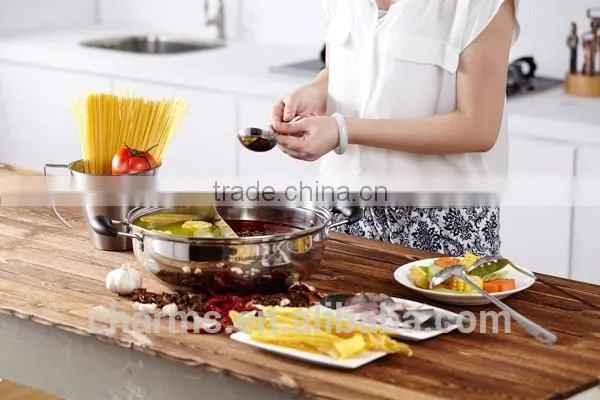 2015 Charms Food Warmer Hot Stainless Steel Pot& High Quality Charms Buffet Chafing Dish& Non-stick Induction Cookware Cooker photo-3