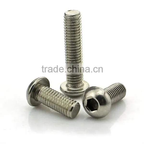 Pan Head Hex Socket Screw Stainless Steel Round Head Hex Socket photo-5