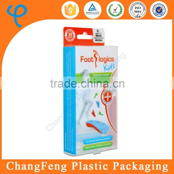 Factory Direct Plastic Box Packaging for Shoe Pad