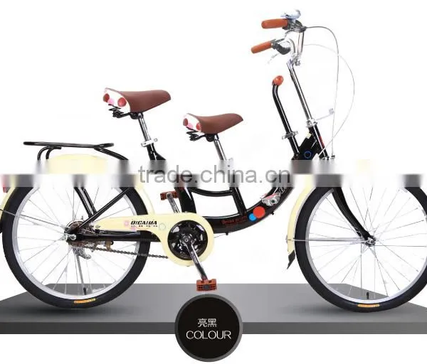 22 Inch Tandem Bike / Single Speed Tandem Bicycle / Bicycle for Mom and Baby photo-3