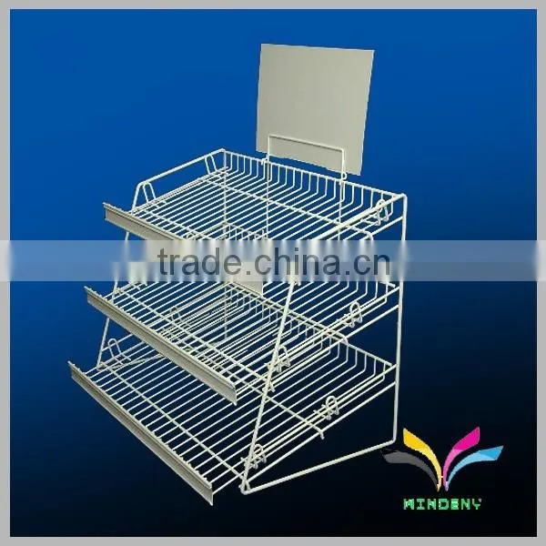 High quality online retail store sturdy metal medicine display shelf