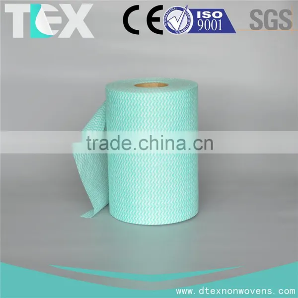 [D-TEX] Waveline Printed Spunlace Nonwoven Jumbo Rolls for Household Cleaning Wipes photo-2