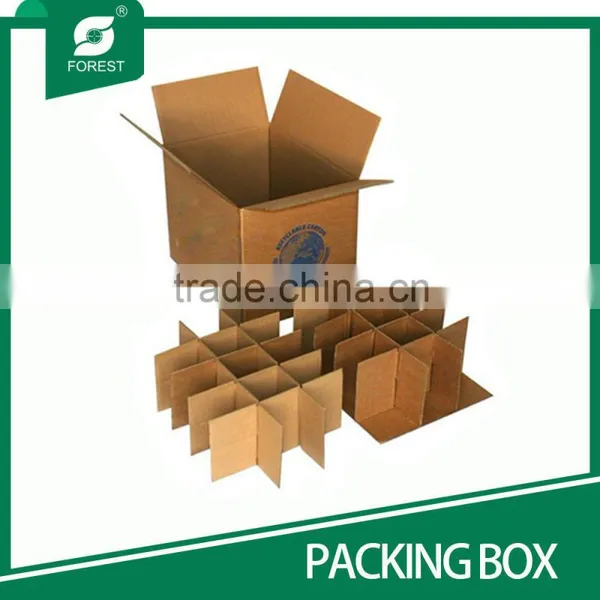 GLASS BOTTLE CARRIER BOX WITH SEPARATIONS Quality Choice photo-2