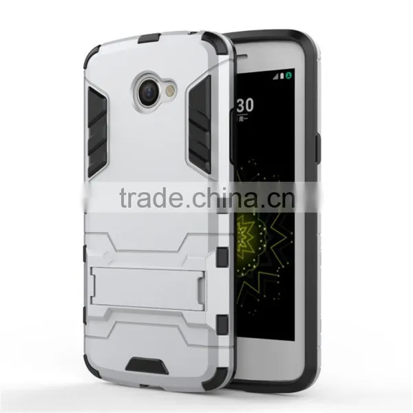 2 in 1 Kickstand Hybrid Armor Iron Man Cell Phone Case For LG K5 photo-5