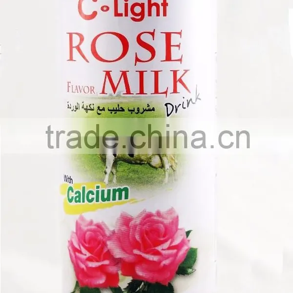 Rose Milk Drink Tin Can 240ml