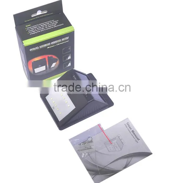 2015 New Outdoor 10 LED Solar Wall Mounted Motion Sensor Light photo-5
