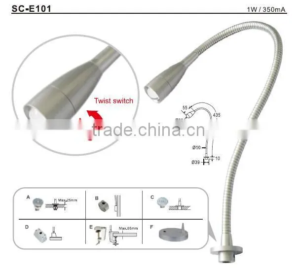Gooseneck Table Lamp Mini LED Reading Lamp SC-E101A photo-2