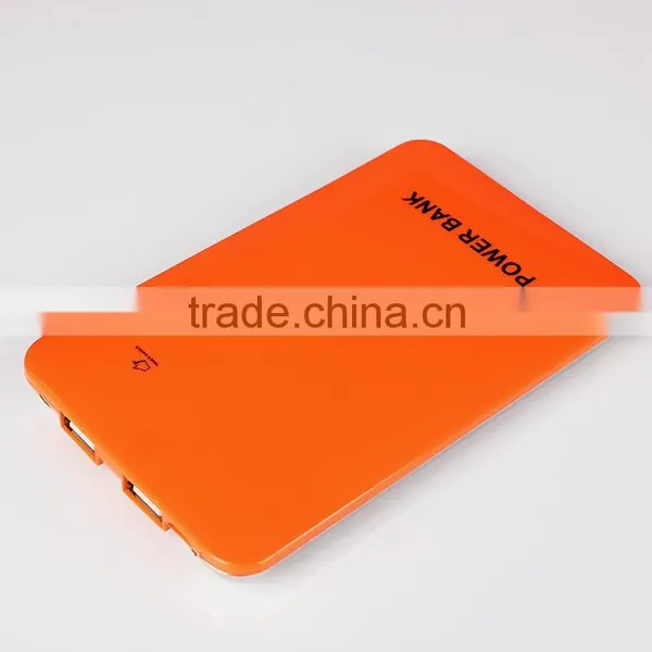 New Products 2016 Colorful Super Slim Power Bank Usb Charger With Touch Switch and Custom Logo Printing photo-5