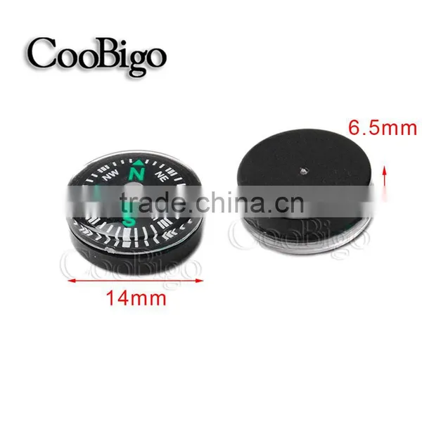Clear Liquid-filled Plastic Button Small Mini Compass for Survival Kit Hiking Camping Outdoor Sports #FLQ177-20/14/12 photo-3