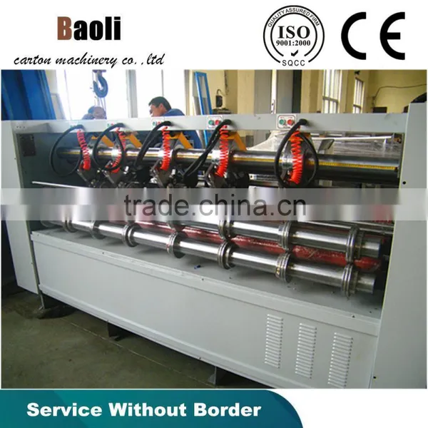 High Efficiency Import & Export Carton Box Forming Manufacture Corrugated Cardboard Thin Knife Slitting the Edge Machine photo-2