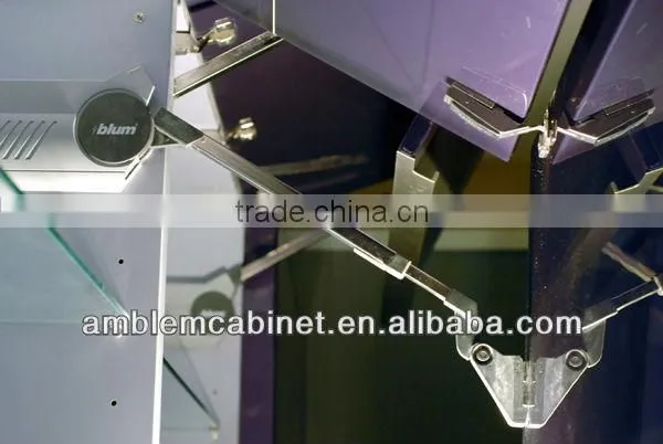 2014 New High Gloss Purple Lacquer Kitchen Cabinet photo-5
