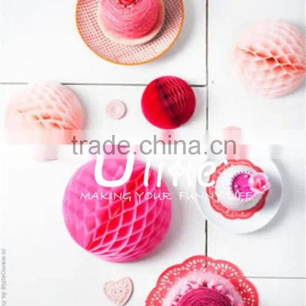 Colorful Party Honeycomb Christmas Paper Decorations photo-6