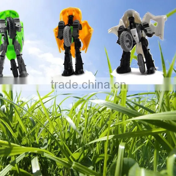 Robort Motorbike Plasctic DIY Toy Transformer Toys photo-4