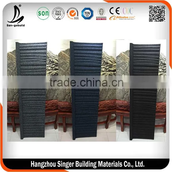 SGB Stone Coated Galvalume Metal Roofing Sheets/Stone Coated Steel Roofing Tile photo-2