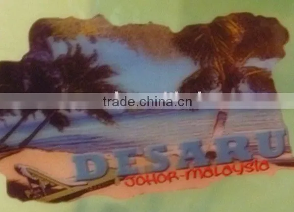 attractive irregular 3d card for city image promotion