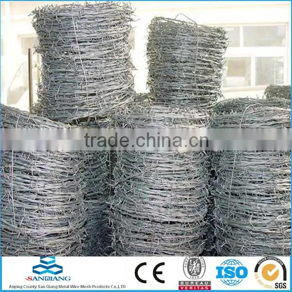 Galvanized 16*16 & 16*18 Barbed Wire Fence(Anping) photo-4