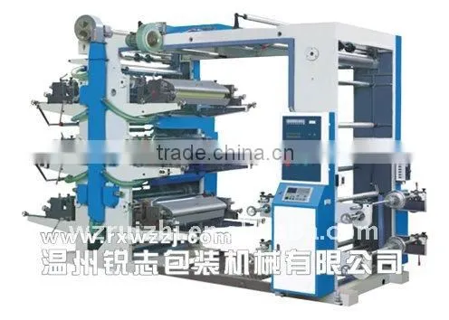 Six Color Flexo Graphic Printing Machine