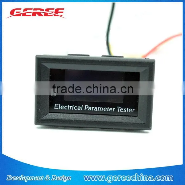 Hot Selling DC Meter Voltage Current Time Power Watt Capacity Panel Meter, Car Battery Tester photo-3