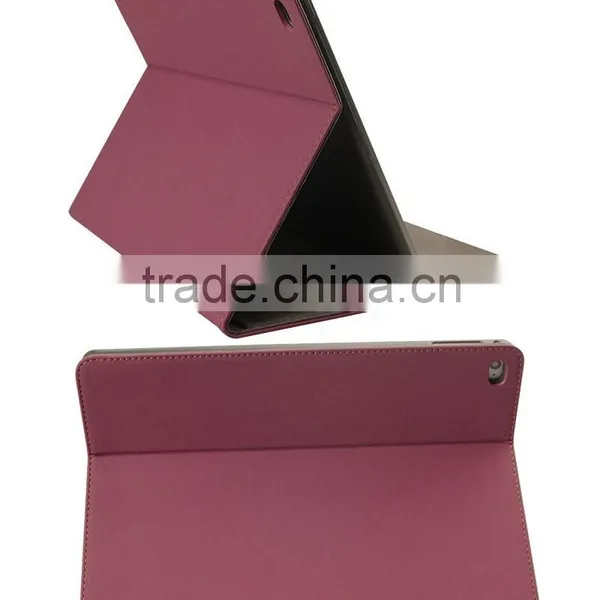 Top Quality Sheepskin Stand Card Slots Leather Case For IPad Air 2/Air photo-4