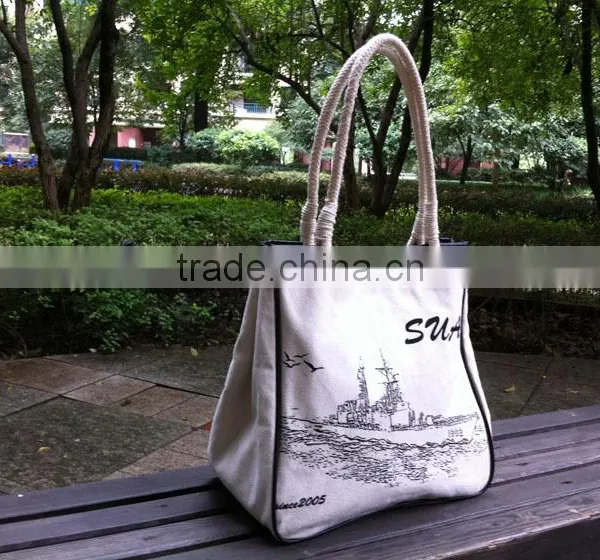 High Quality Cotton Korean Tote Bag photo-3