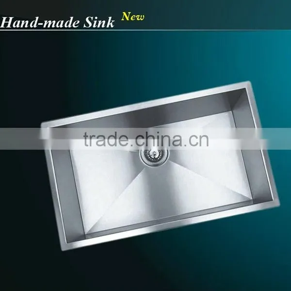 2015 Hotsell Cheap 30"x18" Handmade Stainless Steel Kitchen Bathroom Inset Sink