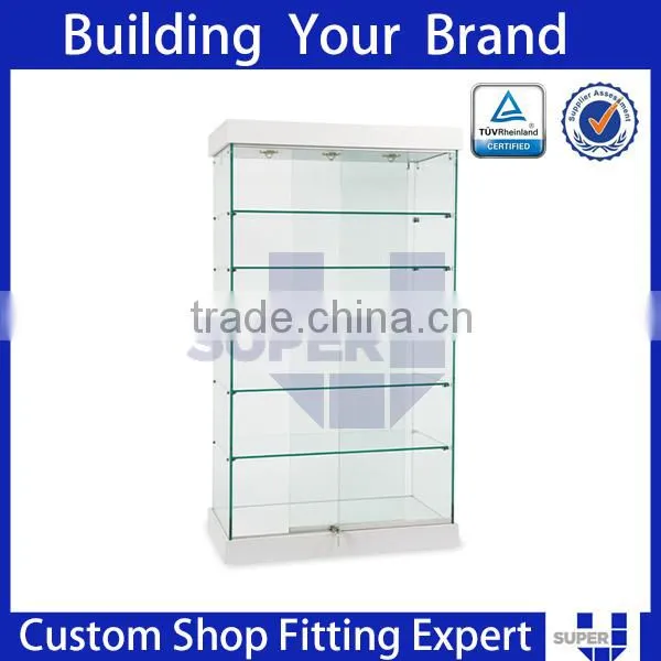 Good Quality Painted White Wooden Brochure Display Rack photo-4