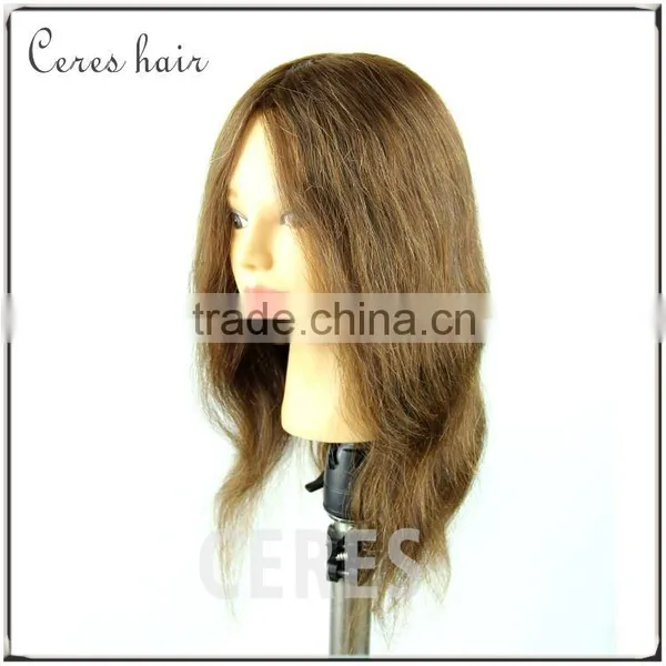 Wholesale 100% Human Hair Mannequin Head Afro Training Mannequin Head With Clamp for Hairdresser photo-5