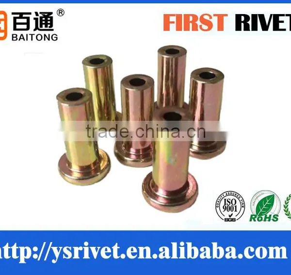 8x21 Zinc Color Semi Tubular Steel Rivet photo-2