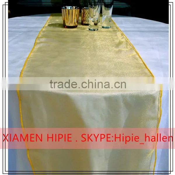 9m x 40cm Table Runner Woven Edge Eleganza Organza Wedding Party Decoration photo-5