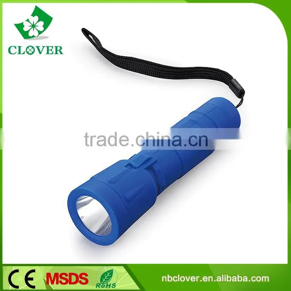 18650 Lithium Battery Plastic Mini Led Powerful Rechargeable Flashlight photo-3