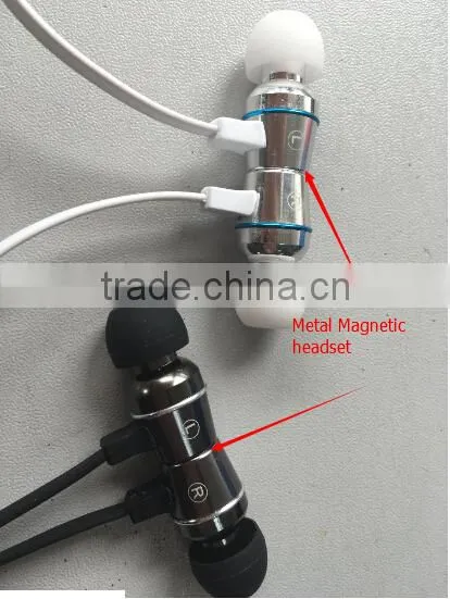 Magnetic Metel Sport Bluetooth Earphones and Microphone,Bluetooth Function Sport Bluetooth Headsets photo-5