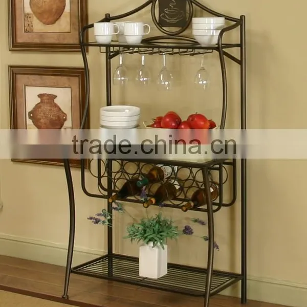 Cappuccino Baker's Rack