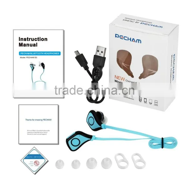 Bluetooth 4.1 Magnetic Wireless Headphones Stereo/Built-in Mic Headphones photo-4