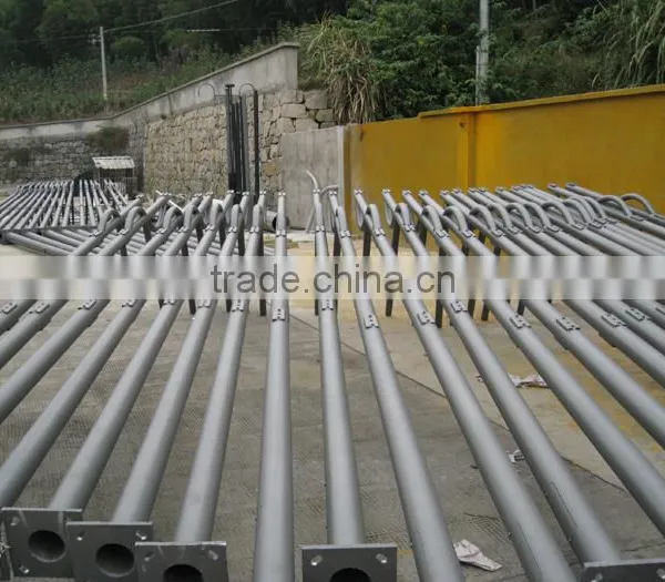Hot Dip Galvanized Bolt and Nut Solar Street Lighting Pole Price Street Light Pole photo-3