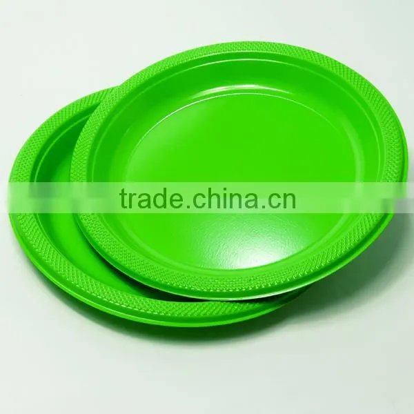 6/7/9/10/12 Inch Coloful Disposable Plate PS Material photo-3