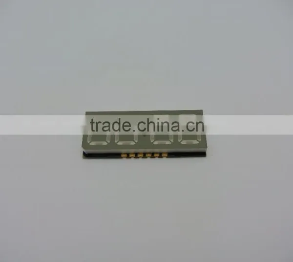 Yellow Emitting Color 0.51 Inch Four Digit SMD Display photo-4