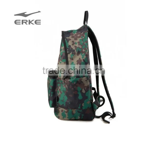 ERKE Ultra-functional Backpack School Backpack Daypack Casual Camouflage Patterns Grid Stripe Printing, Lining :100% Polyester photo-2