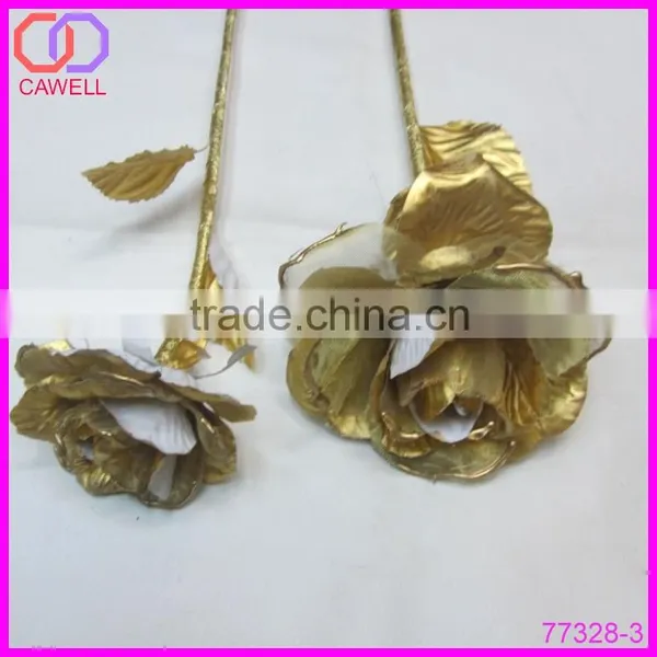 Artificial Gold Foil Rose photo-4