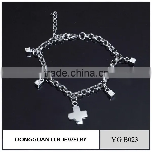 Fashion Blue Glass Jewelry Bracelet Brass Bangle Bracelet With Wholesale Price photo-6