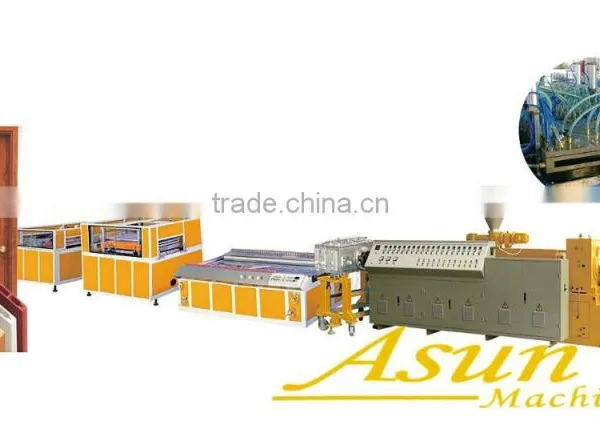 PVC WPC Door Production Line /WPC Door Window Making Machine WPC Machine
