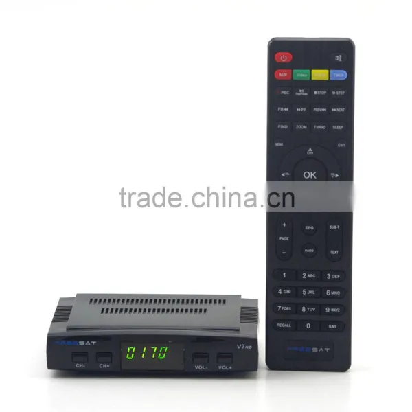 Cheap Set Top Box DVB-S2 Freesat V7 Full 1080P hd FTA Support CCcam Newcam Powervu Biss Key for Mexico photo-6
