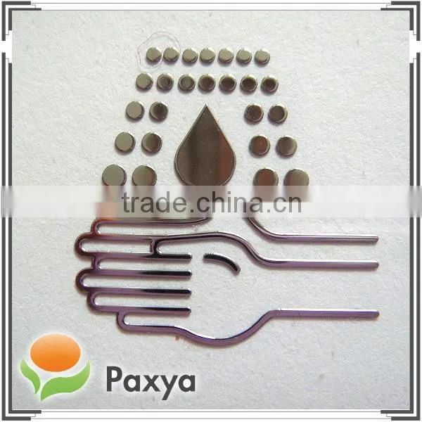 Customized 3M Adhesive Metal Sign Logo Label Sticker