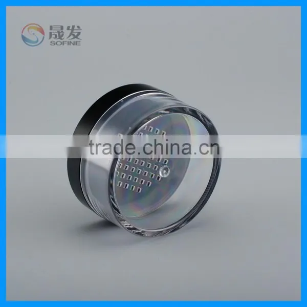 Beauty Fashion Product Loose Jar Colorful Clear Jar and Bottle for Powder photo-3