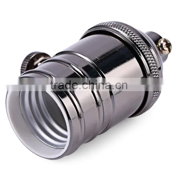 Brass Screw Thread Lamp Holder E26 E27 Brass Lamp Socket for Pendant photo-4