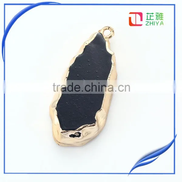 Sell Hot Natural Stone Pendant Jewelry Agate Druzy Pendant Natural Gemstone Pendant photo-4