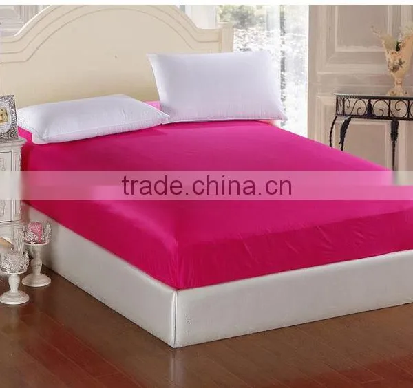 Yellow Or Red Colored Polyester Knit Waterproof Mattress Protector photo-6