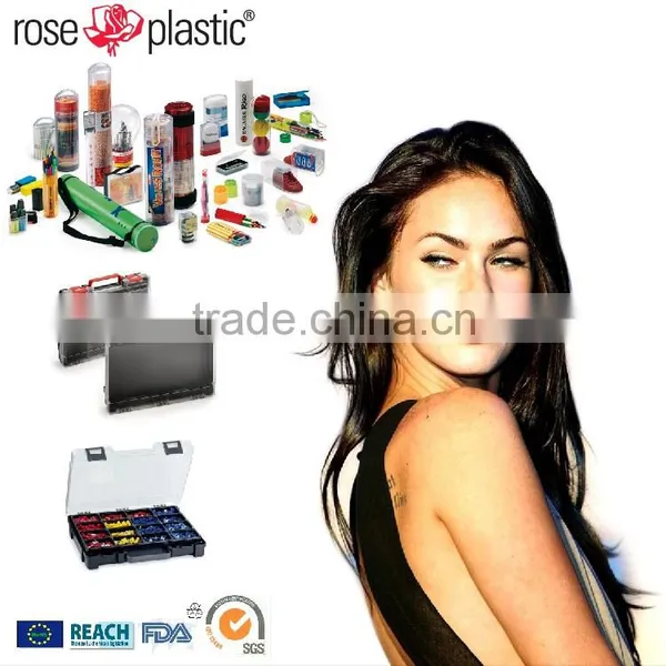 pp pe Pvc Clear Trans Telescopic Cosmetic Packing Tubes for Bruhes and Colorful Small Plastic Packaging Box Case for Eye Shadow photo-5