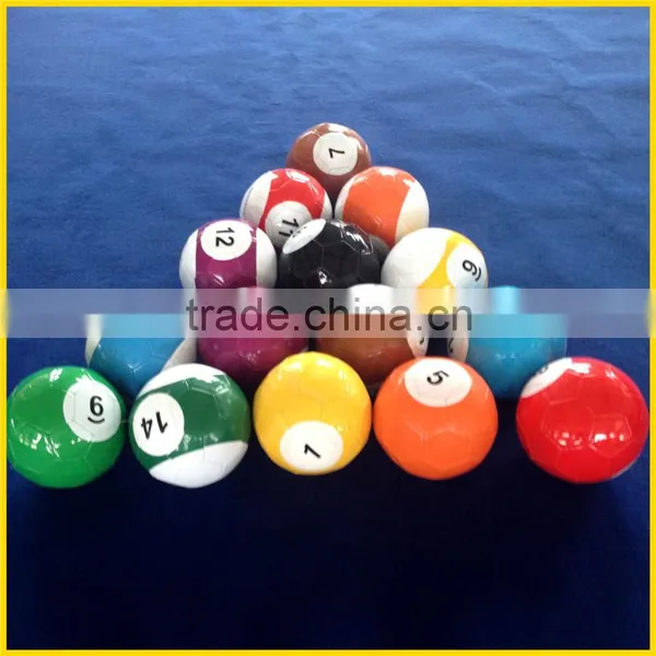 Good Quality Machine Stitched Size 5 PVC Snookball/Billiard Soccer Balls photo-3
